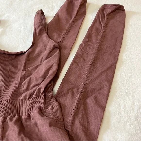 Free People Good Karma Onesie in Nutmeg - Picture 3 of 9